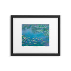 Water Lilies by Claude Monet Framed Art Print Gallery Image 5