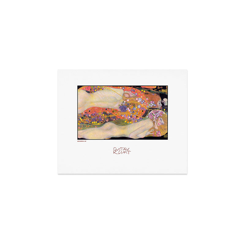 Water Serpents by Gustave Klimt Art Print Gallery Image 1