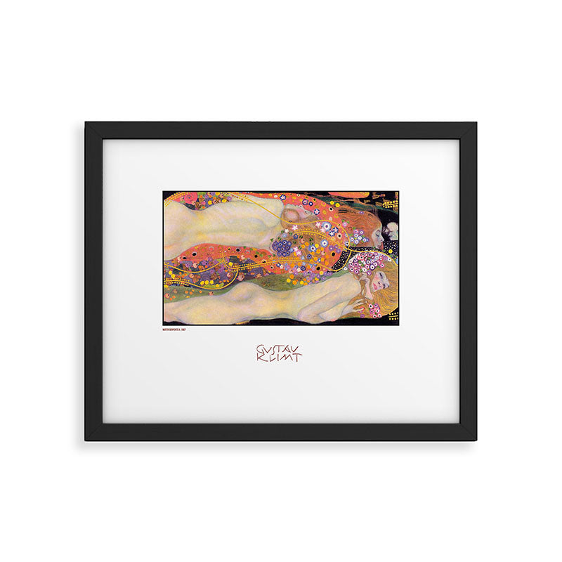 Water Serpents by Gustave Klimt Framed Art Print Gallery Image 4