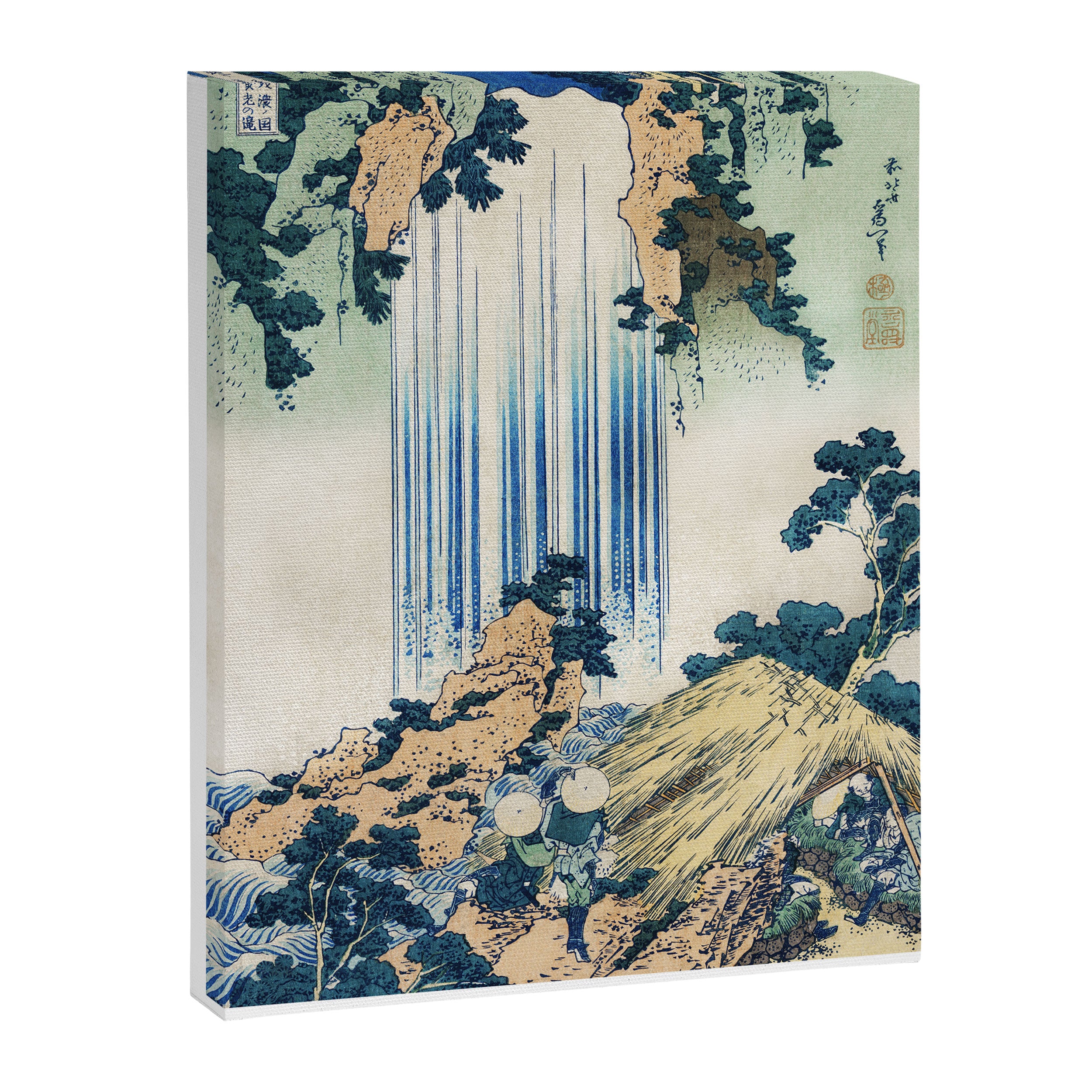 YÅrÅ Waterfall by Katsushika Hokusai Canvas Print Gallery Image 6