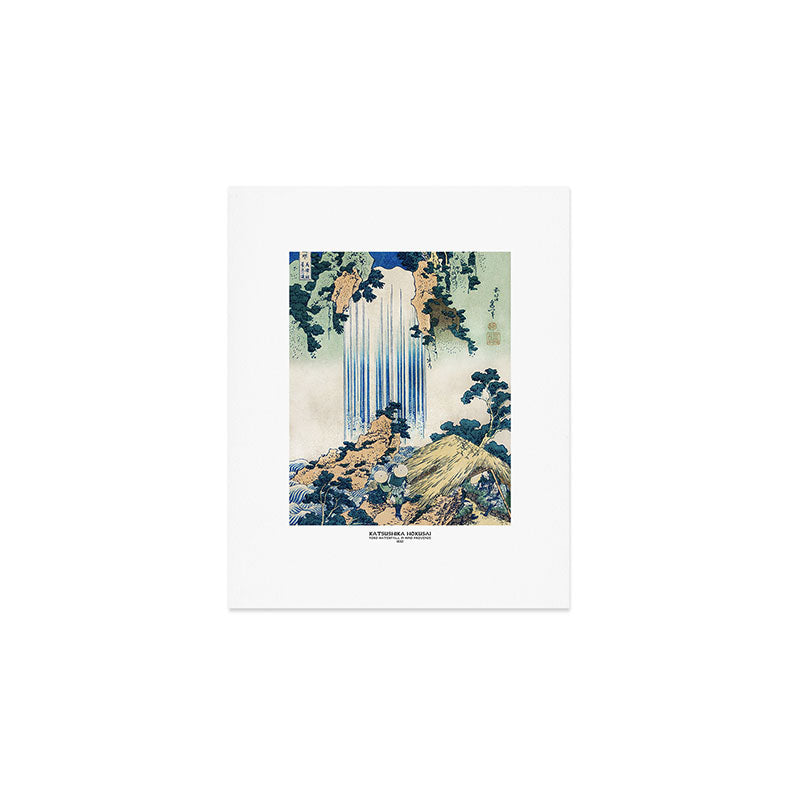 YÅrÅ Waterfall by Katsushika Hokusai Art Print Gallery Image 1