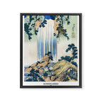 YÅrÅ Waterfall by Katsushika Hokusai Framed Canvas Print Gallery Image 6