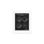 Basketball Patent - Black Art Print Gallery Image 1