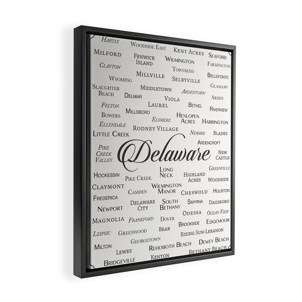 Delaware Framed Canvas Print Gallery Image 2