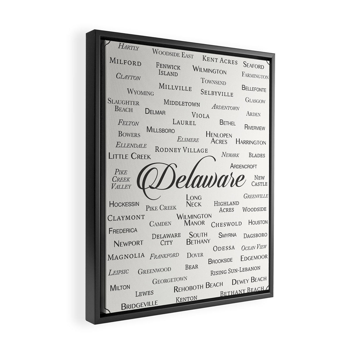 Delaware Framed Canvas Print Gallery Image 2