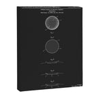 Golf Ball Patent - Black Canvas Print Gallery Image 6