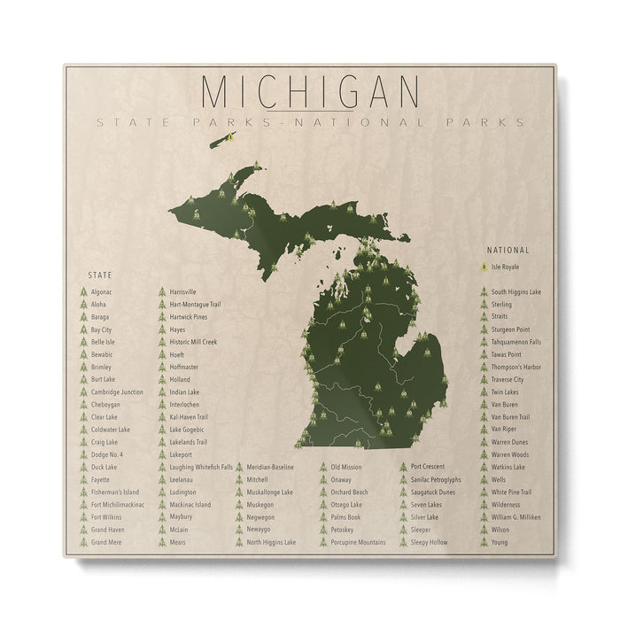 Michigan Parks Metal Print Gallery Image 1
