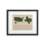 US National Parks - Texas Framed Art Print Gallery Image 5