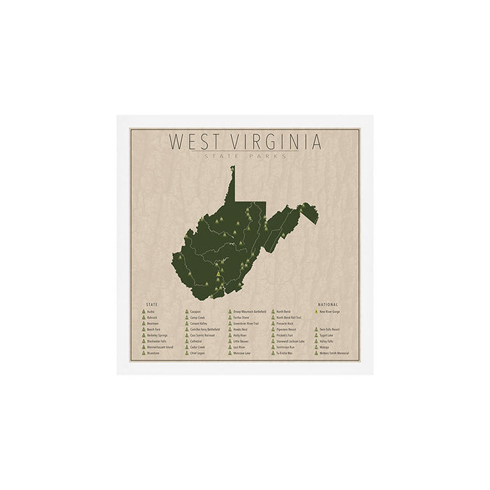 West Virginia Parks Art Print Gallery Image 1
