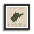 West Virginia Parks Framed Art Print Gallery Image 1