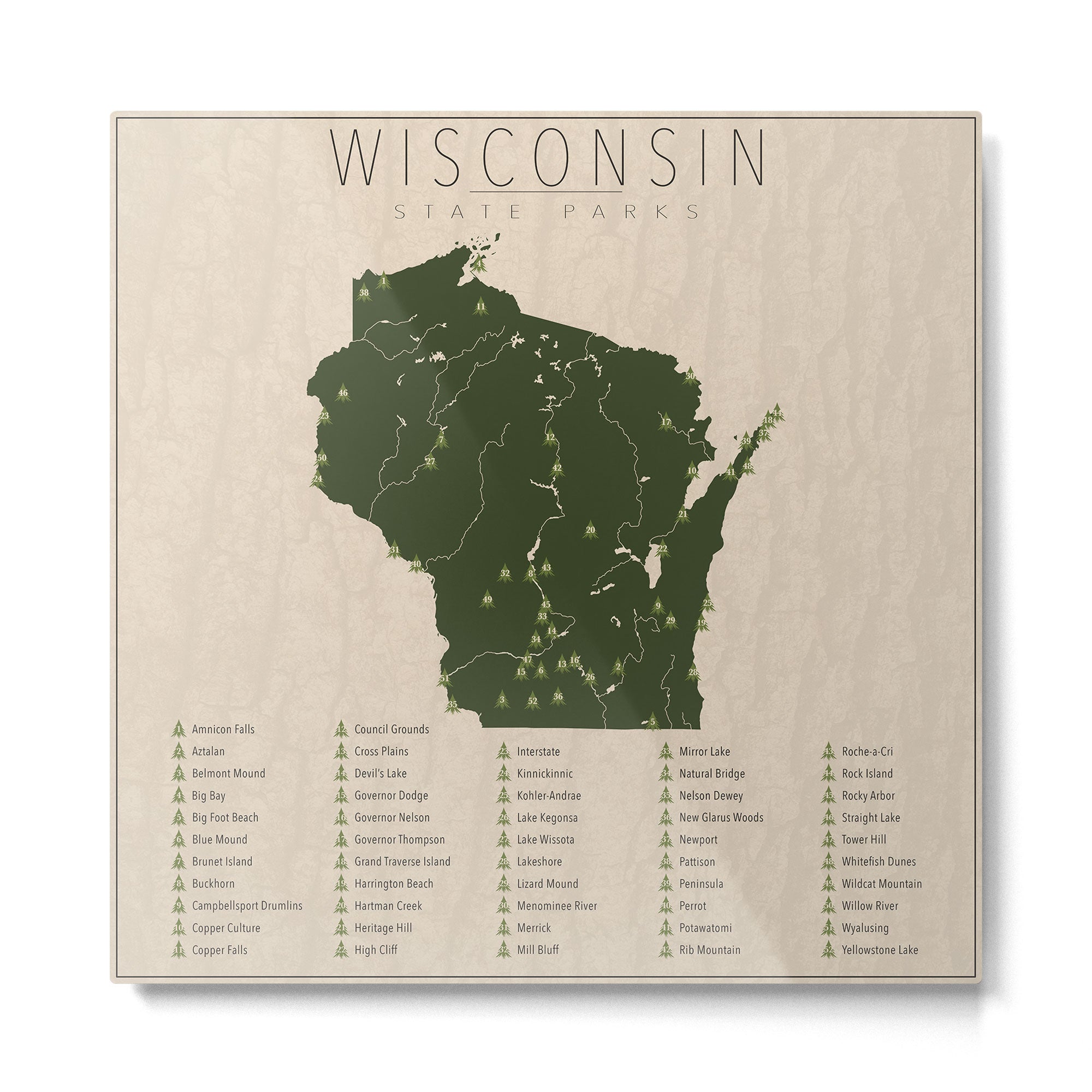 Wisconsin Parks Metal Print Gallery Image 2