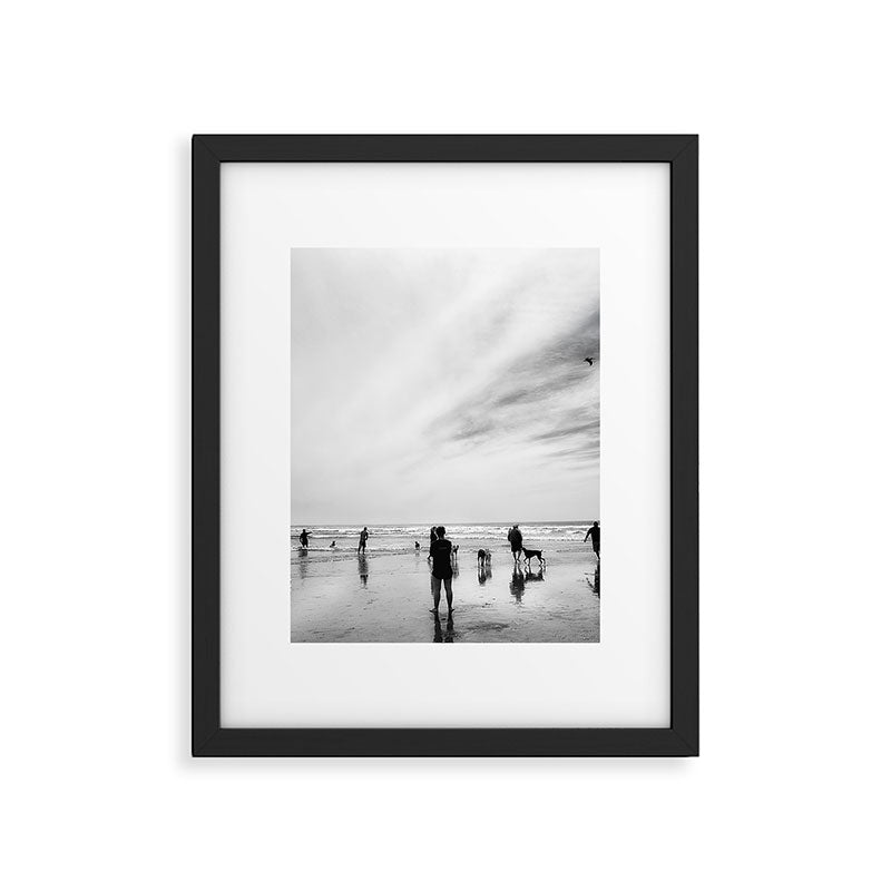 Dog Beach Framed Art Print Gallery Image 1