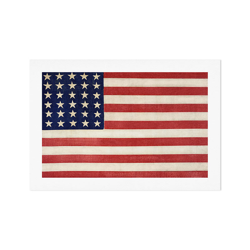 American Flag Painting Art Print Gallery Image 1