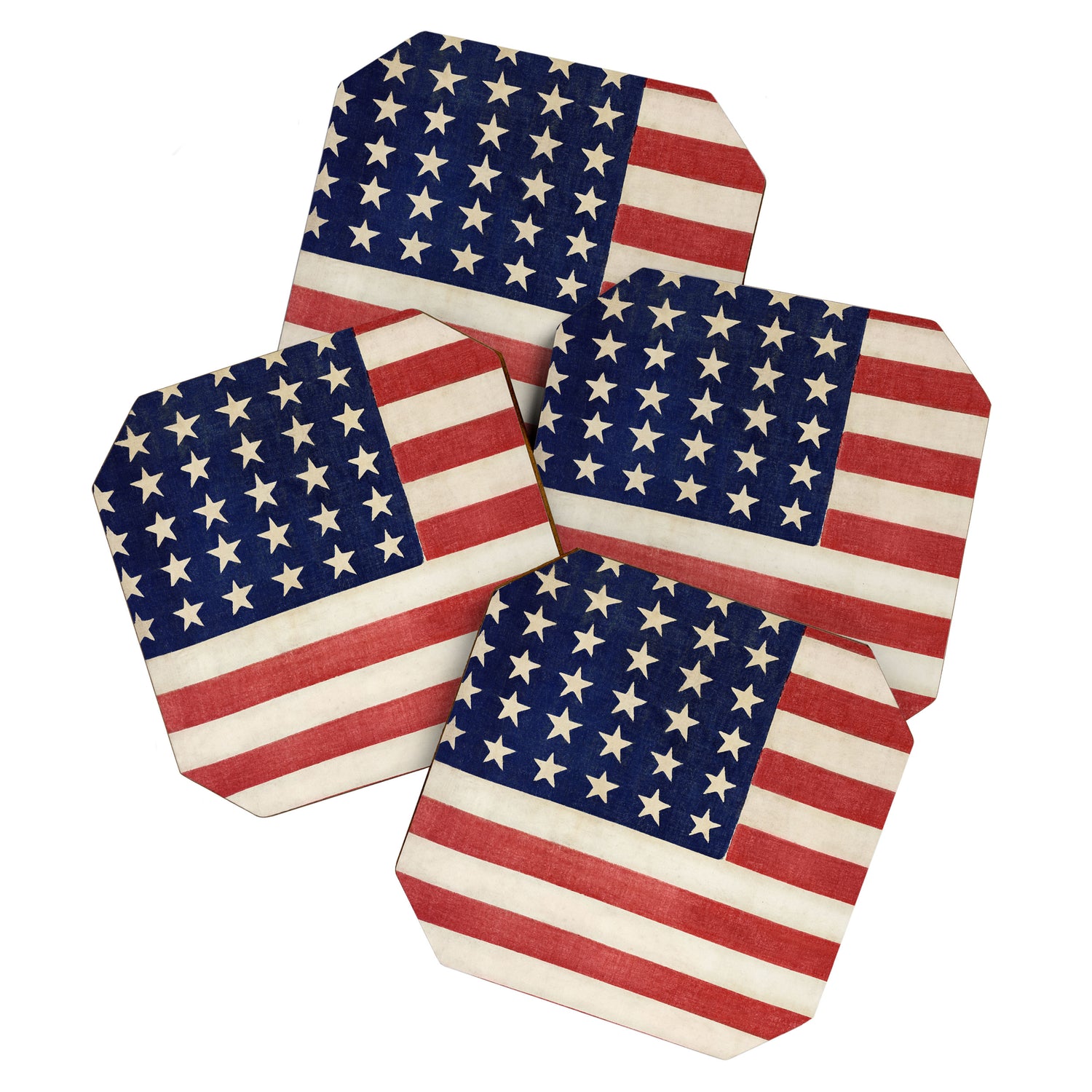 American Flag Painting Coaster Gallery Image 1