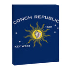 Conch Republic Flag Canvas Print Gallery Image 8