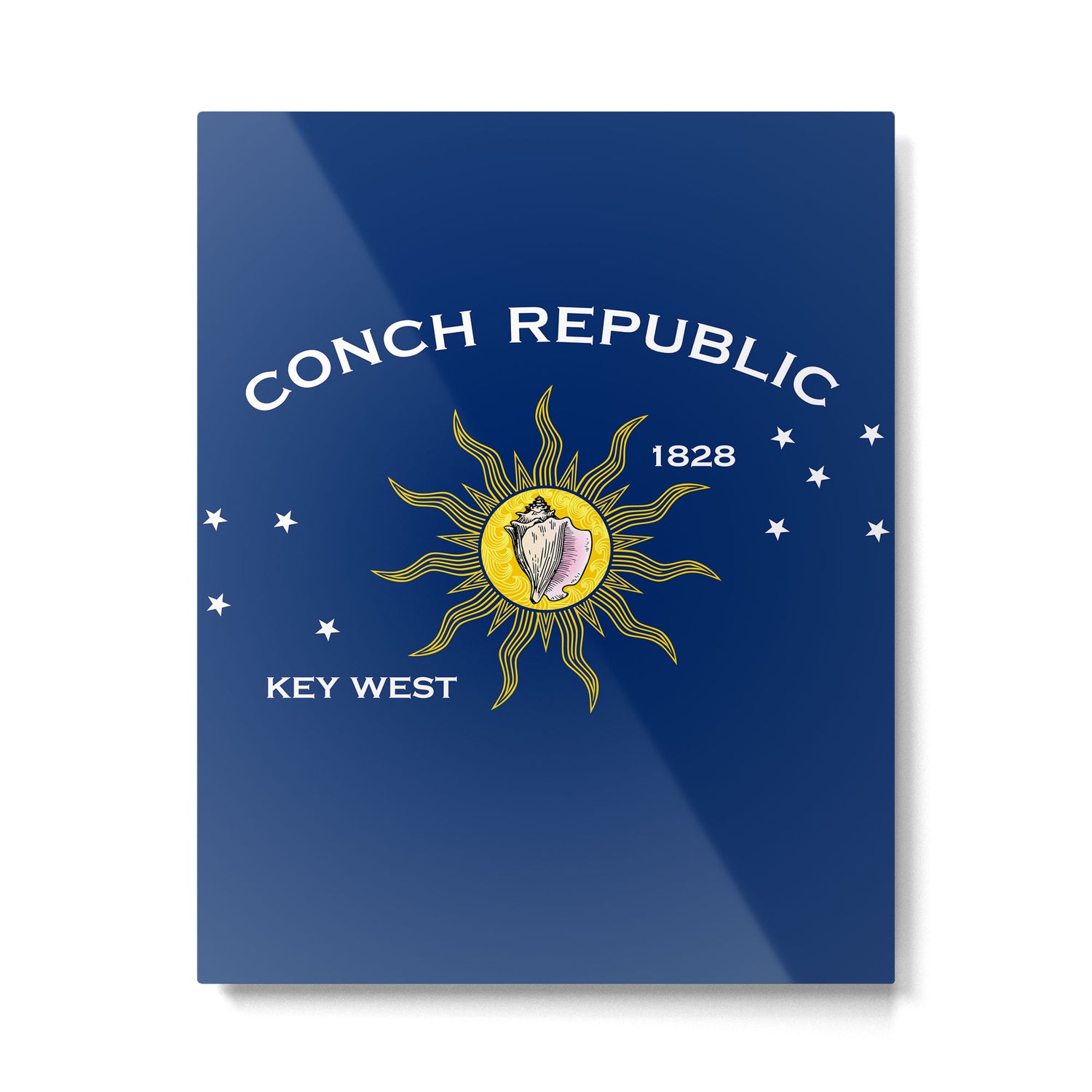 Conch Republic Flag Metal Print Gallery Image 6