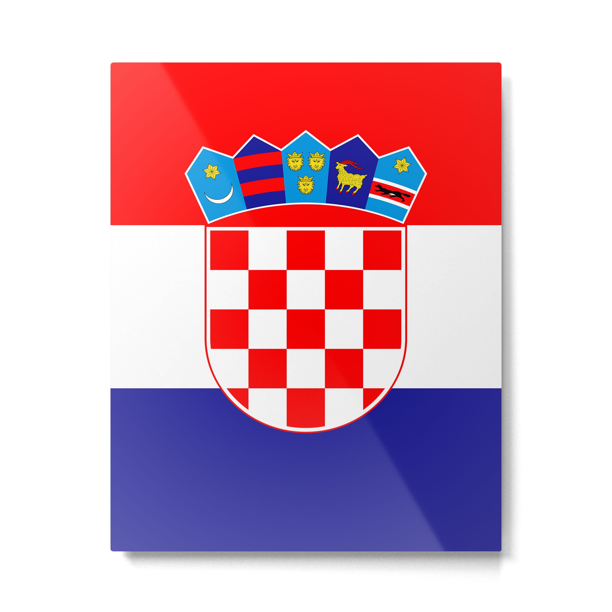 Flag of Croatia Metal Print Gallery Image 4