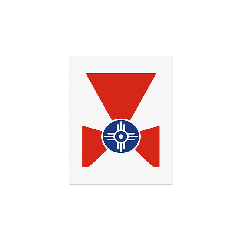 Flag of Wichita, Kansas Art Print Gallery Image 1