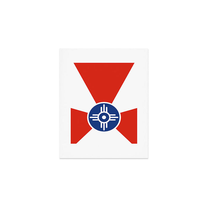 Flag of Wichita, Kansas Art Print Gallery Image 1