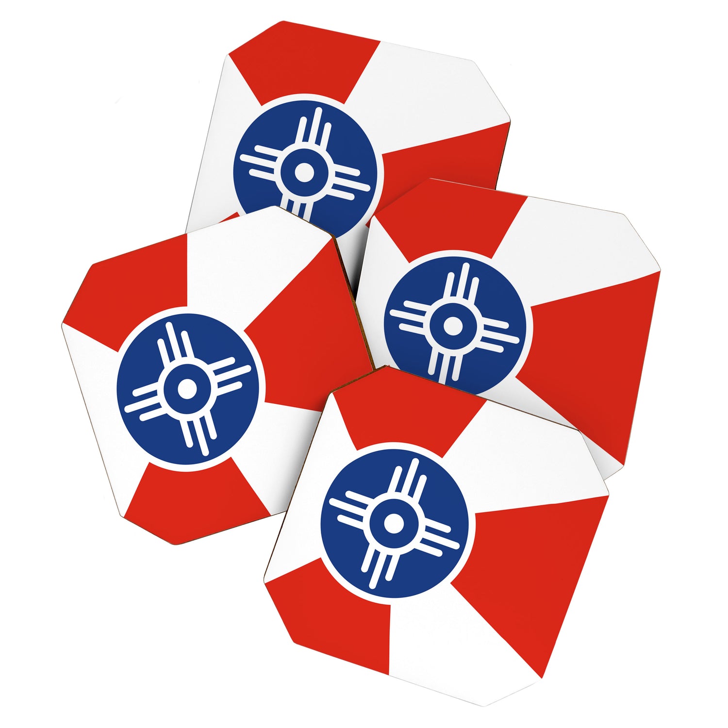 Flag of Wichita, Kansas Coaster Gallery Image 1