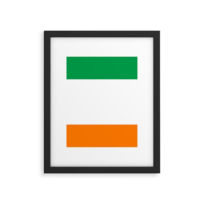 Irish Flag - Flag of Ireland Framed Art Print Gallery Image 1