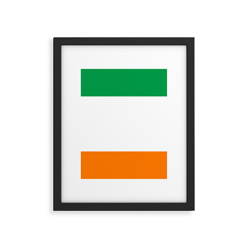 Irish Flag - Flag of Ireland Framed Art Print Gallery Image 6