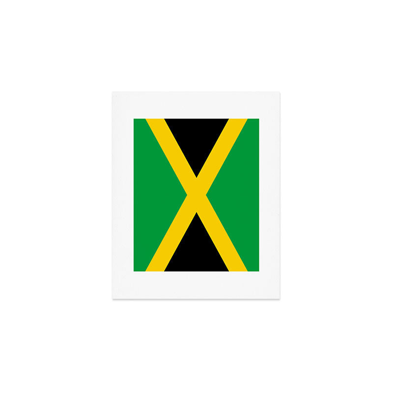 Jamaican Flag Art Print Gallery Image 1