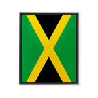 Jamaican Flag Framed Canvas Print Gallery Image 8