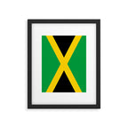 Jamaican Flag Framed Art Print Gallery Image 6