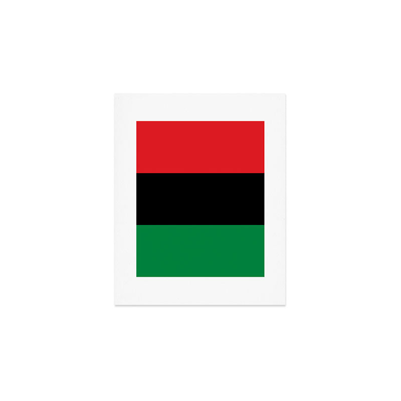Pan African UNIA Flag Art Print Gallery Image 1