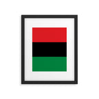 Pan African UNIA Flag Framed Art Print Gallery Image 5