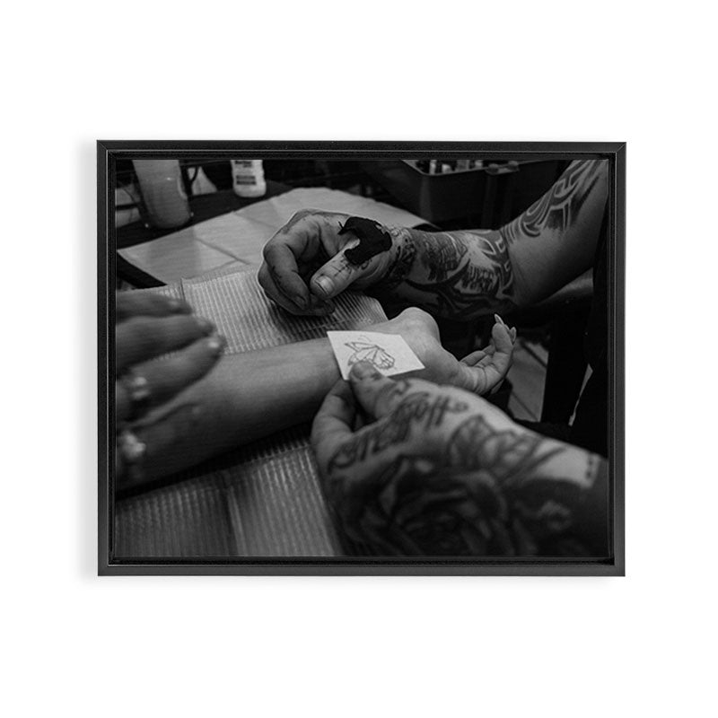 Tattoo's In Venice Framed Canvas Print Gallery Image 6