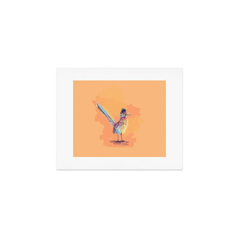 Desert Song - Roadrunner Illustration Art Print Gallery Image 1