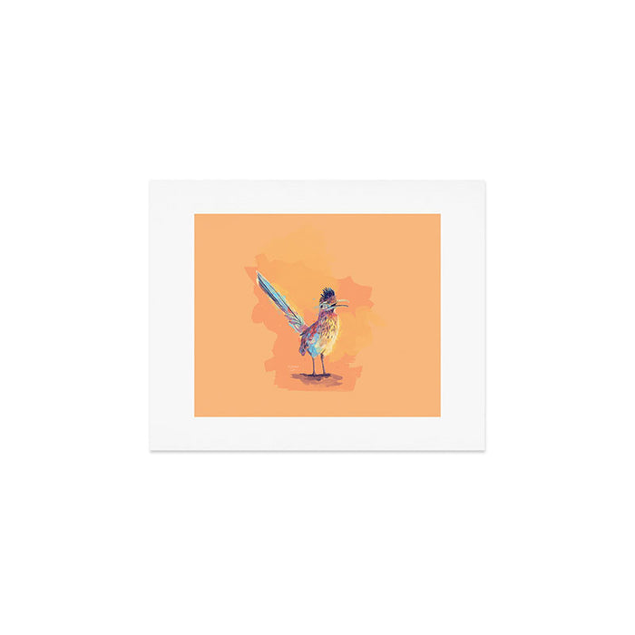 Desert Song - Roadrunner Illustration Art Print Gallery Image 1
