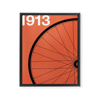 1913 - Roue de Bicyclette - Marcel Duchamp Framed Canvas Print Gallery Image 6