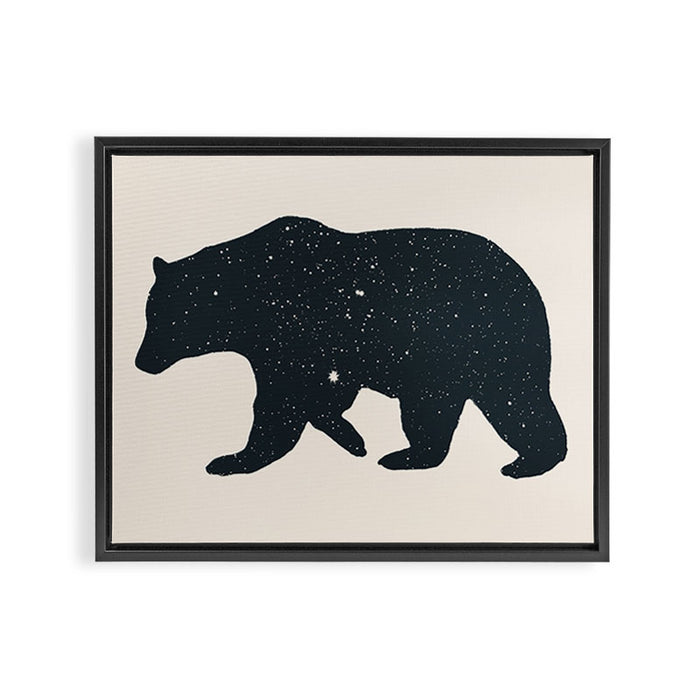 Bär - Bear Framed Canvas Print Gallery Image 1