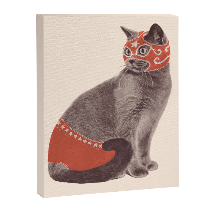 Cat Wrestler Canvas Print Gallery Image 1