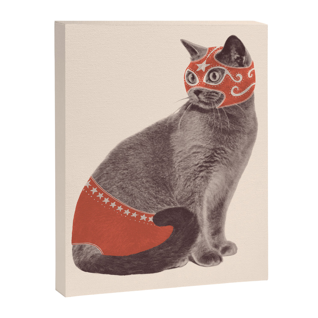 Cat Wrestler Canvas Print Gallery Image 6