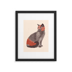 Cat Wrestler Framed Art Print Gallery Image 5