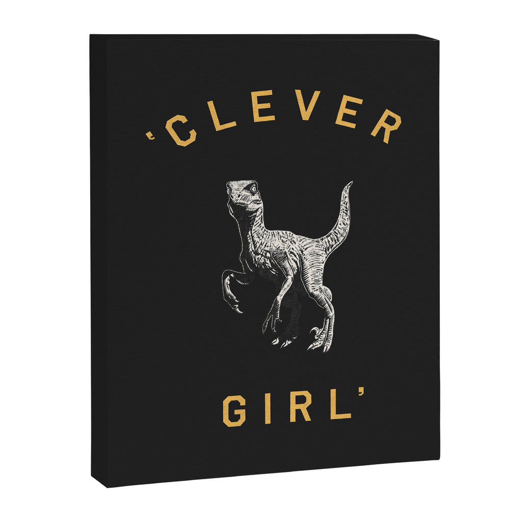Clever Girl (Dark) Canvas Print Gallery Image 6