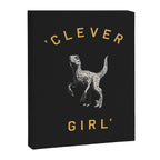Clever Girl (Dark) Canvas Print Gallery Image 6
