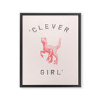 Clever Girl Framed Canvas Print Gallery Image 6