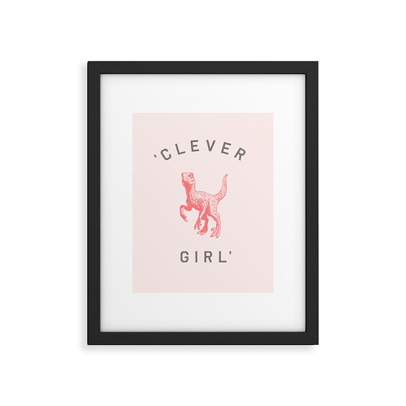 Clever Girl Framed Art Print Gallery Image 4