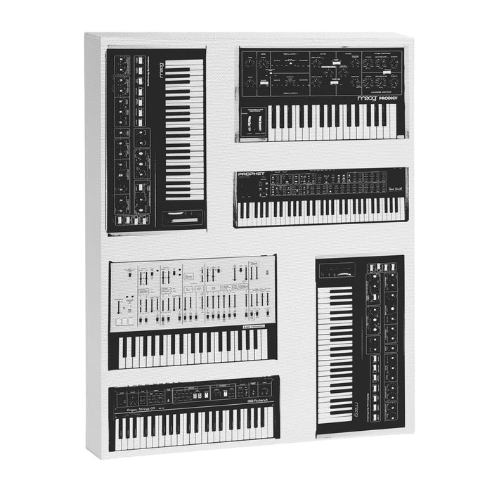 Collection : Synthetizers Canvas Print Gallery Image 1