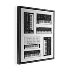Collection : Synthetizers Framed Canvas Print Gallery Image 2