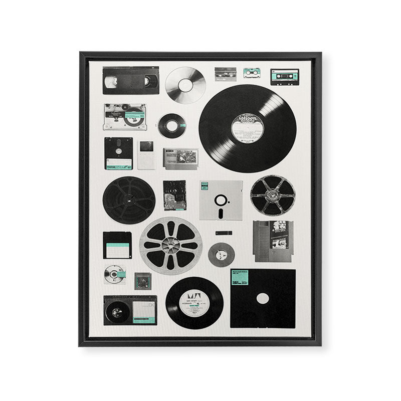 Data Framed Canvas Print Gallery Image 8