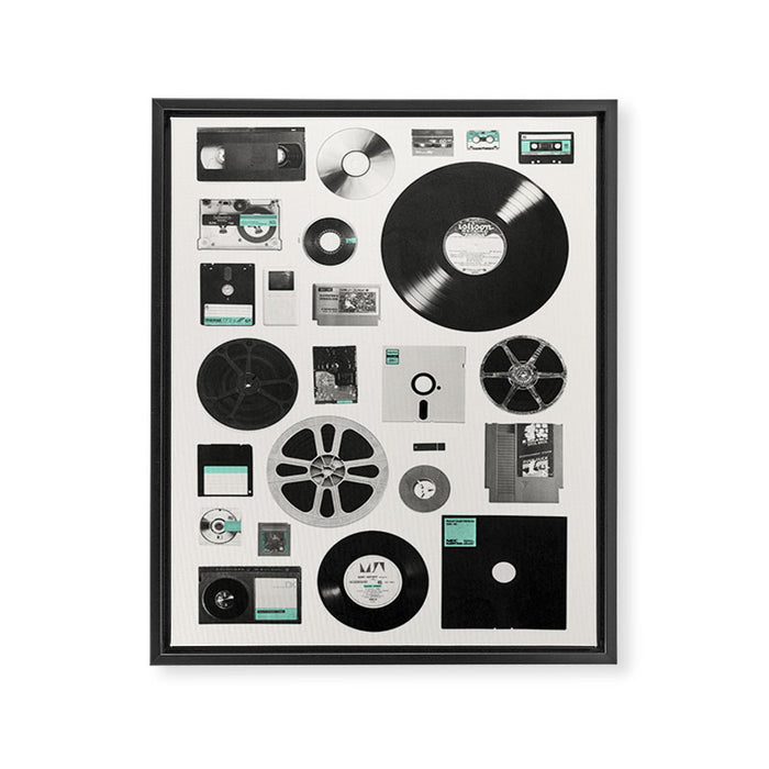 Data Framed Canvas Print Gallery Image 1