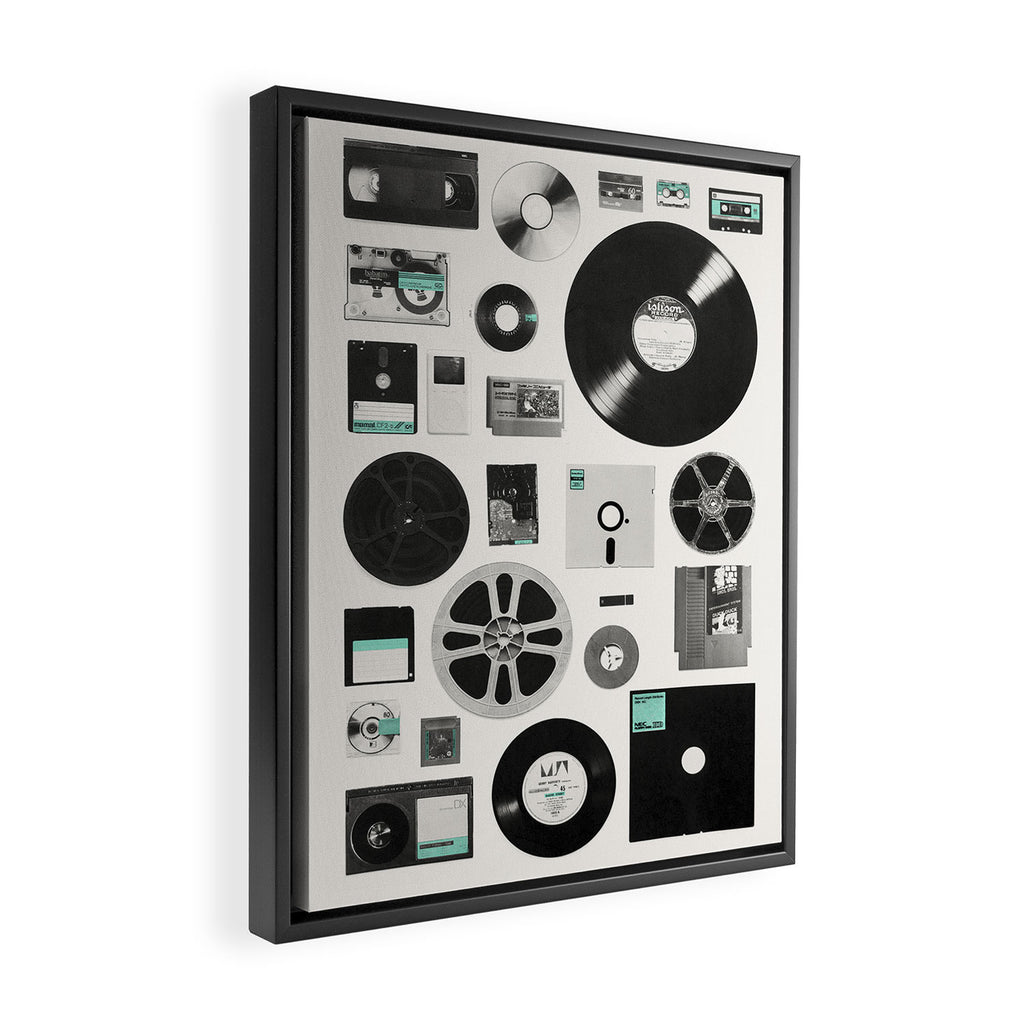 Data Framed Canvas Print Gallery Image 2