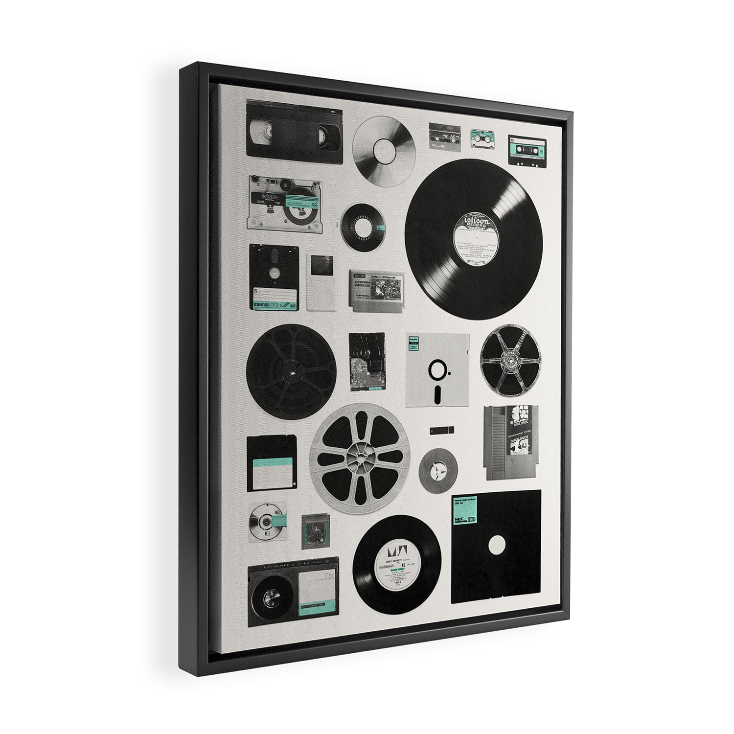 Data Framed Canvas Print Gallery Image 2