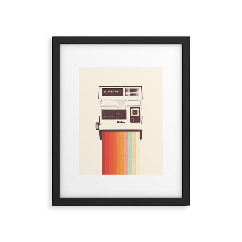 Instant Camera Rainbow Framed Art Print Gallery Image 4